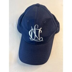 NCL NATIONAL CHARITY LEAGUE Navy Blue Otto Baseball Cap hat Adjustable OS